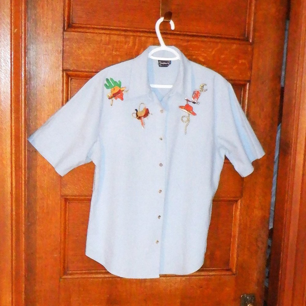 *** WESTERN SHIRT *** by BON WORTH ~ XL